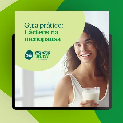 Capa oficial do material Guia prático da menopausa