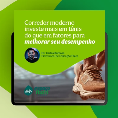 Capa oficial do material O corredor moderno e o desempenho